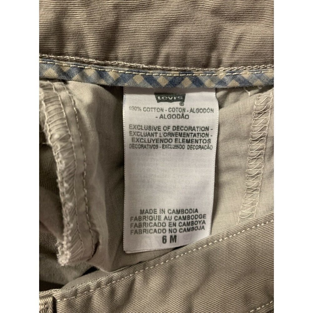Levis Womens Size 6 Flat Front Pants Skinny Leg - Picture 9 of 9